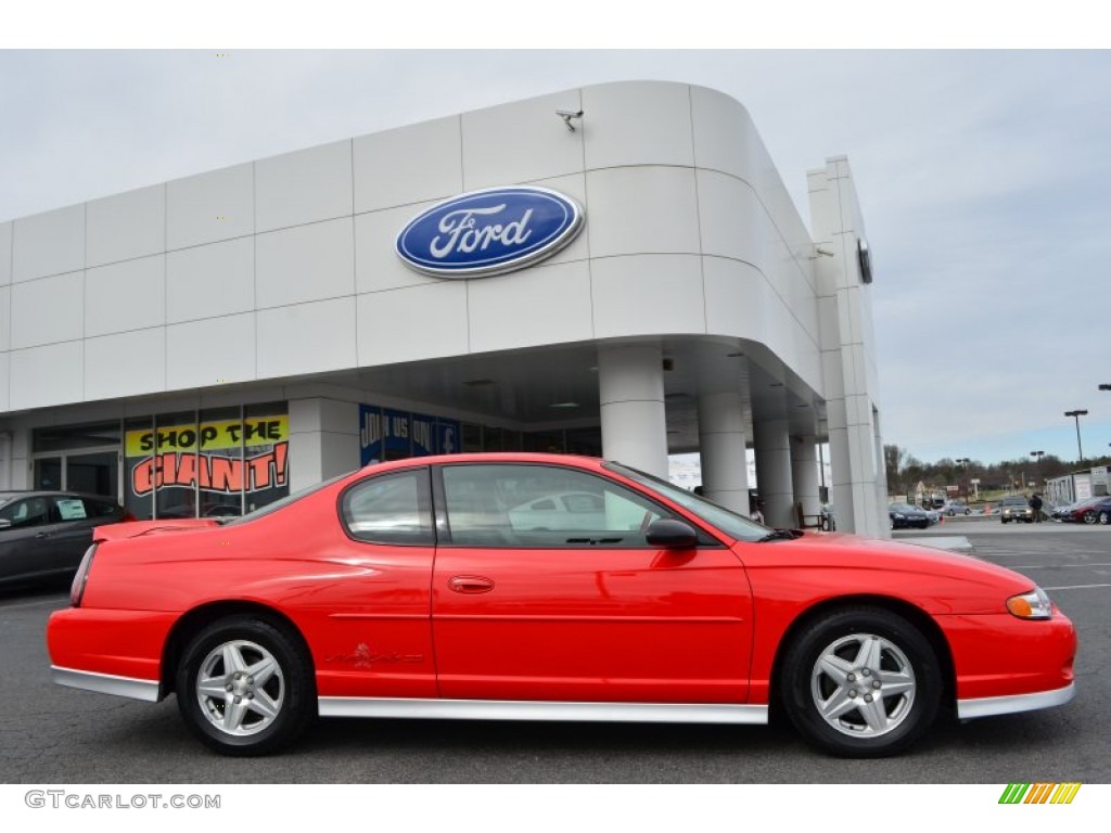 Torch Red 2000 Chevrolet Monte Carlo Limited Edition Pace Car SS Exterior Photo #78657376