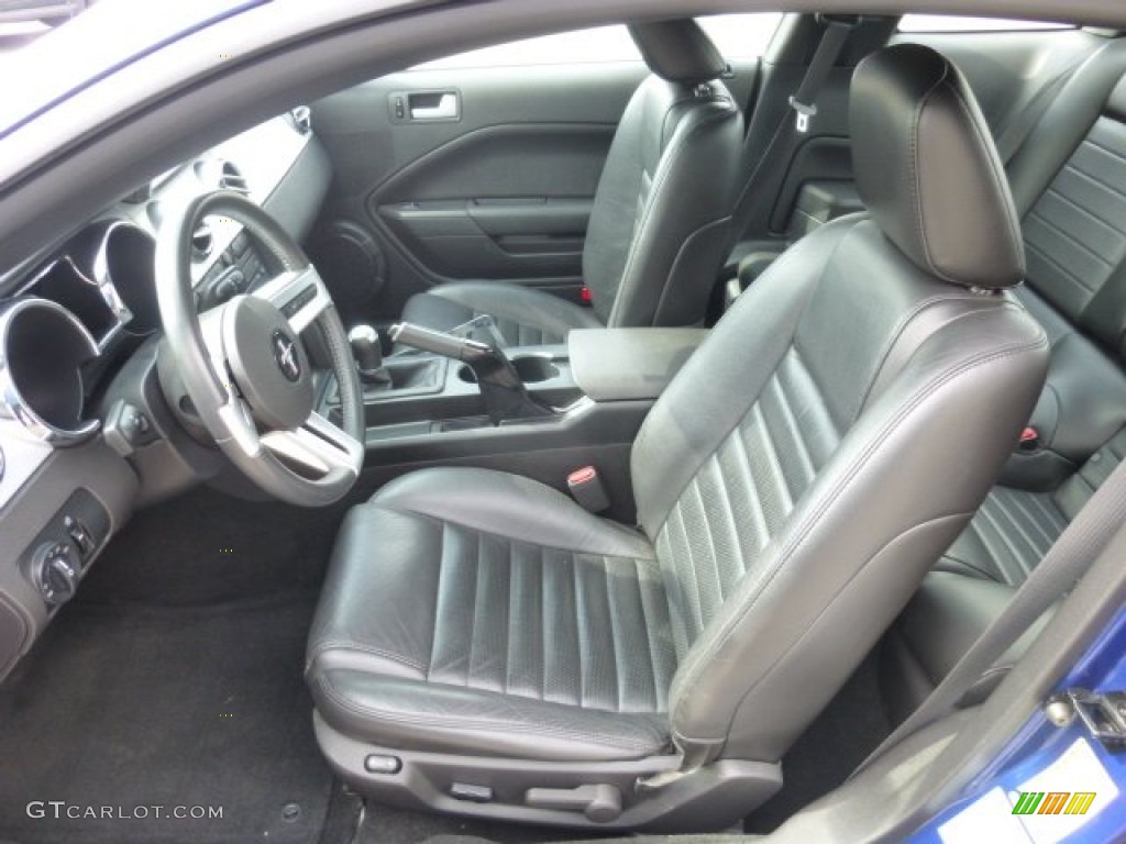 2007 Mustang GT Premium Coupe - Vista Blue Metallic / Dark Charcoal photo #13