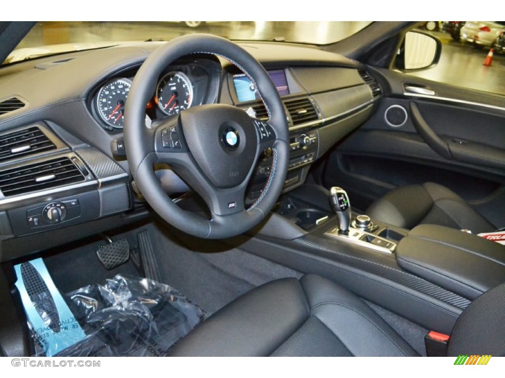 Black Interior 2013 BMW X5 M M xDrive Photo #78657770