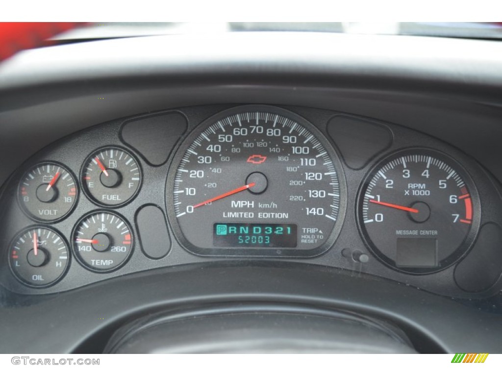 2000 Chevrolet Monte Carlo Limited Edition Pace Car SS Gauges Photos