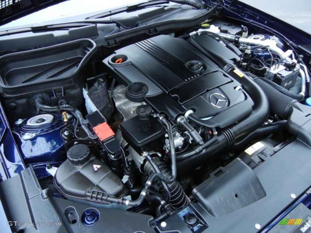 2012 Mercedes-Benz SLK 250 Roadster 1.8 Liter GDI Turbocharged DOHC 16-Valve VVT 4 Cylinder Engine Photo #78658159