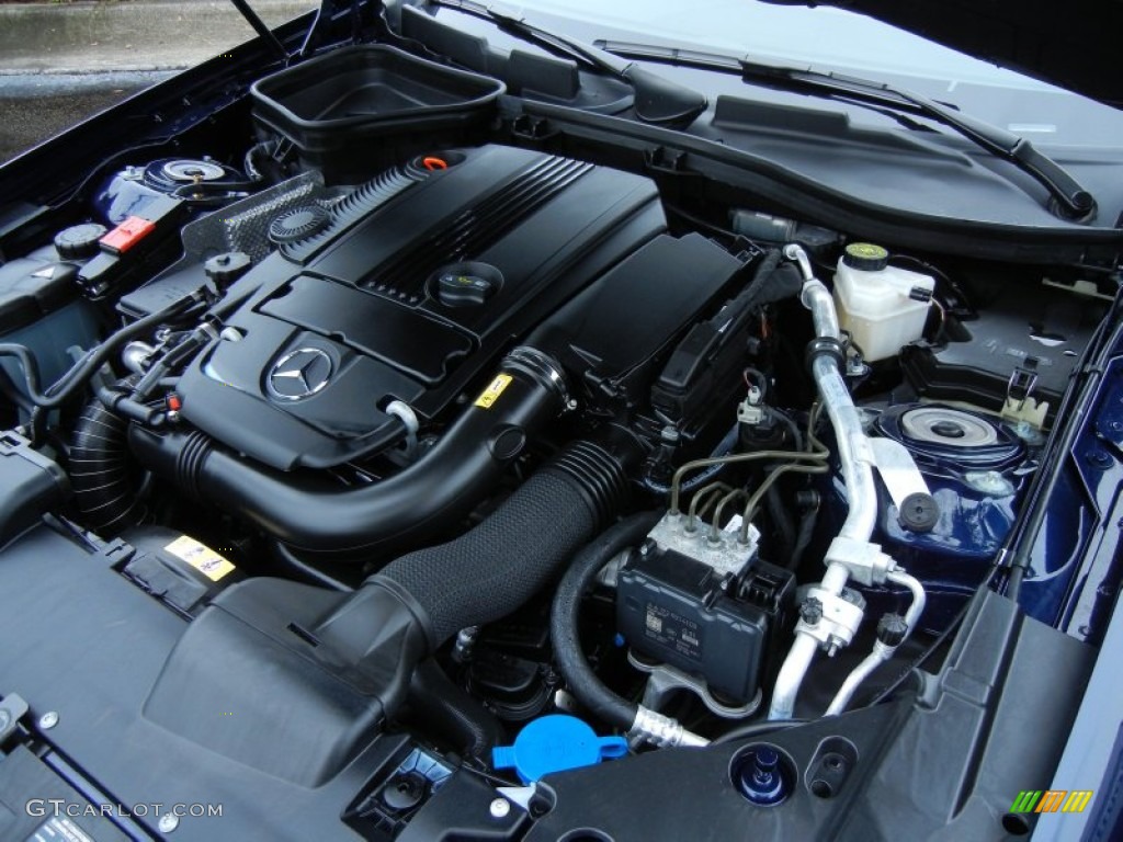 2012 Mercedes-Benz SLK 250 Roadster 1.8 Liter GDI Turbocharged DOHC 16-Valve VVT 4 Cylinder Engine Photo #78658184