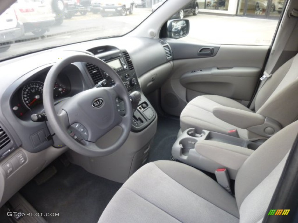 Gray Interior 2012 Kia Sedona LX Photo #78658621