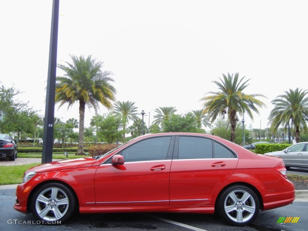 Mars Red 2010 Mercedes-Benz C 300 Sport Exterior Photo #78658935