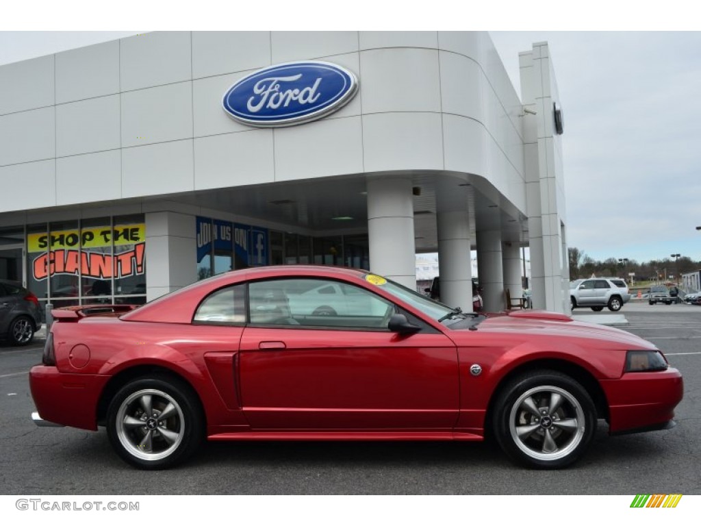 Redfire Metallic 2004 Ford Mustang GT Coupe Exterior Photo #78659098