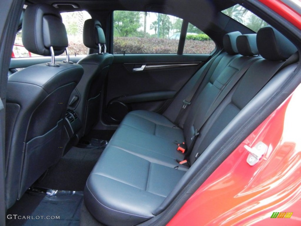 2010 Mercedes-Benz C 300 Sport Rear Seat Photo #78659142