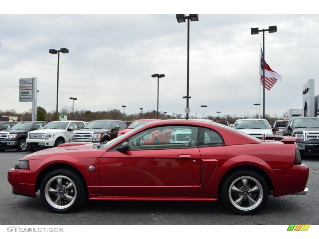 Redfire Metallic 2004 Ford Mustang GT Coupe Exterior Photo #78659165
