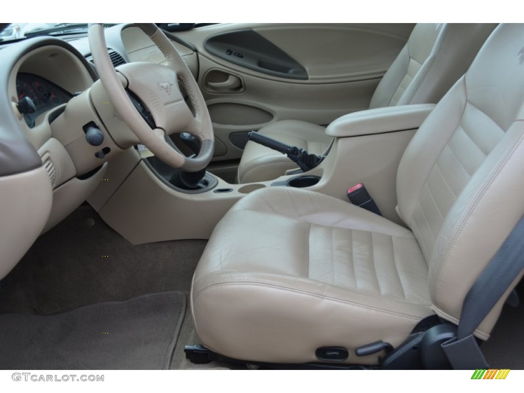 Medium Parchment Interior 2004 Ford Mustang GT Coupe Photo #78659237