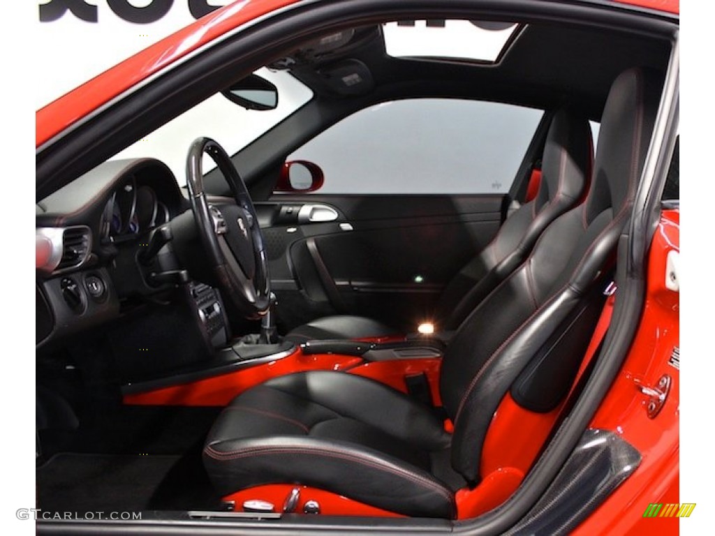 Black Interior 2008 Porsche 911 Turbo Coupe Photo #78659242
