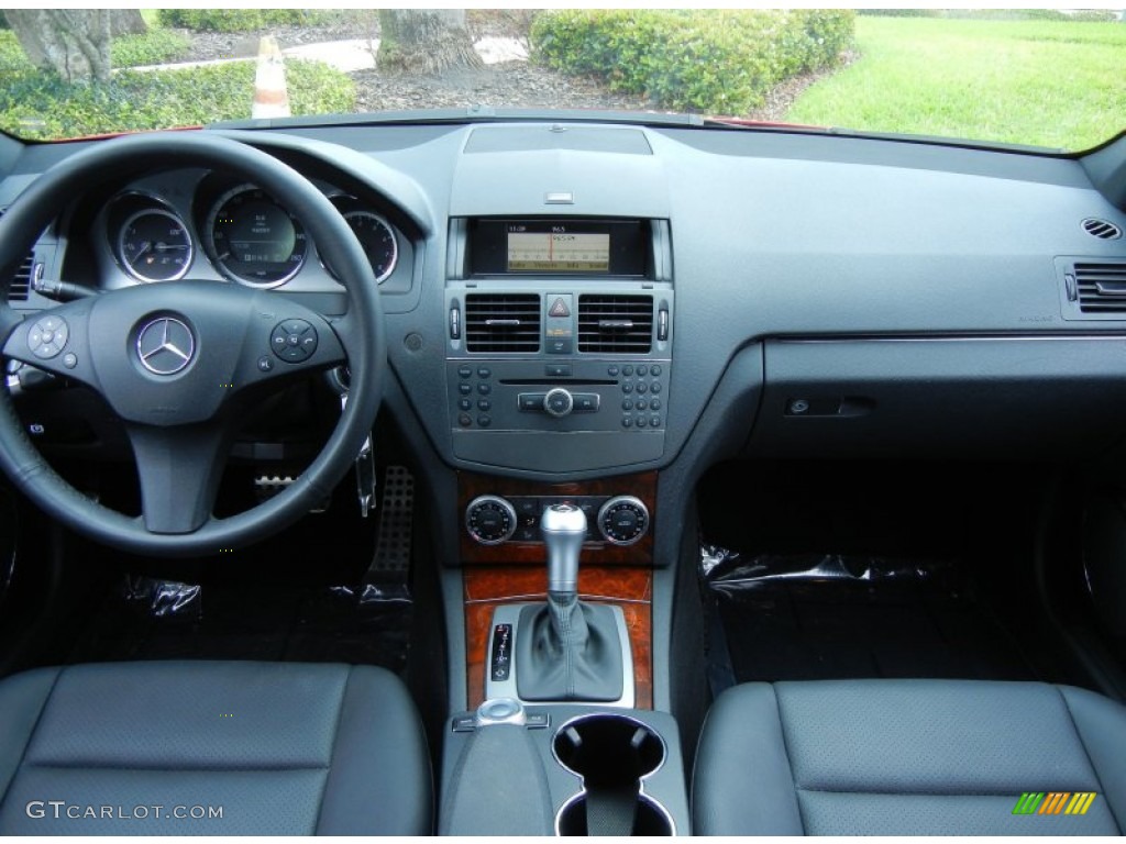 2010 Mercedes-Benz C 300 Sport Black Dashboard Photo #78659247