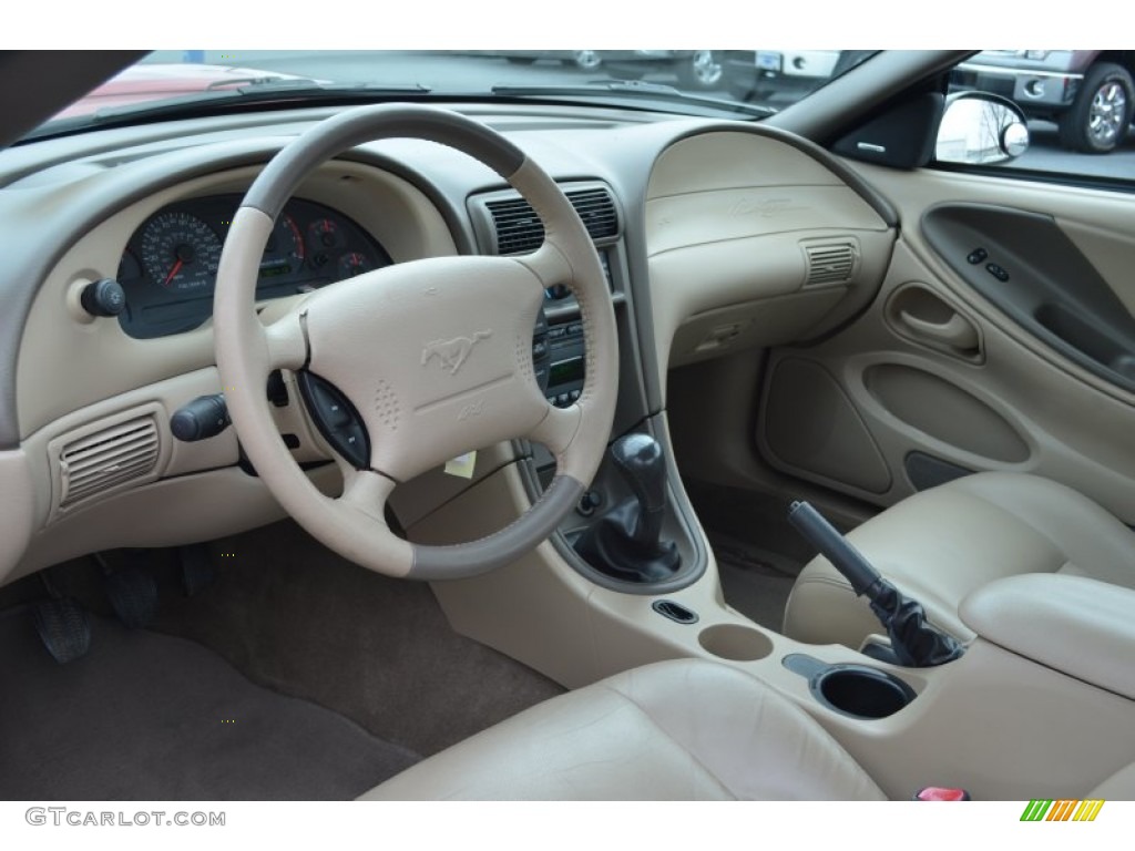 Medium Parchment Interior 2004 Ford Mustang GT Coupe Photo #78659257