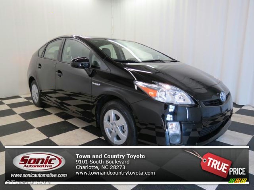 2010 Prius Hybrid II - Black / Misty Gray photo #1