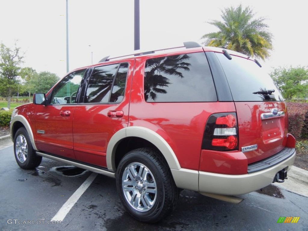 Redfire Metallic 2007 Ford Explorer Eddie Bauer Exterior Photo #78660186