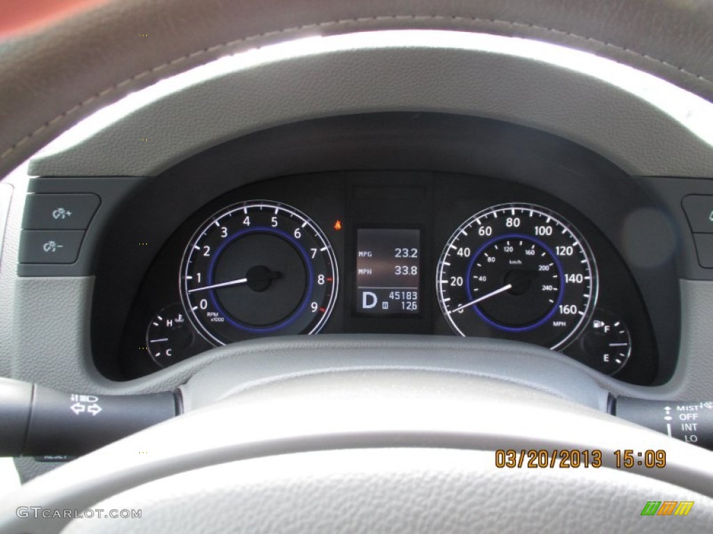2010 Infiniti G 37 x AWD Coupe Gauges Photo #78660205