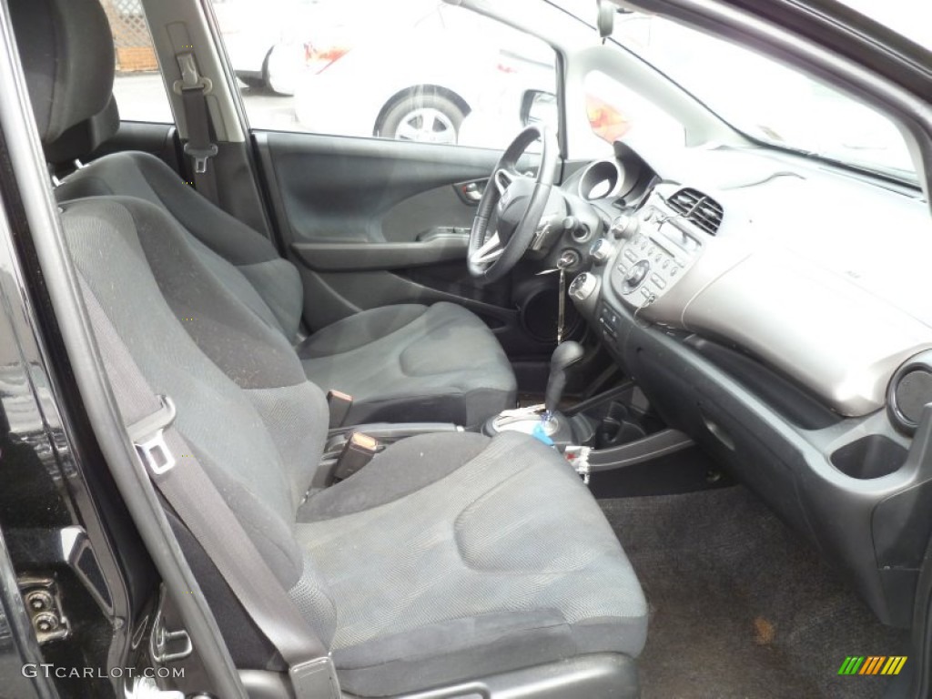 Sport Black Interior 2010 Honda Fit Sport Photo #78661416