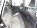 2010 Honda Fit Sport Black Interior Rear Seat Photo