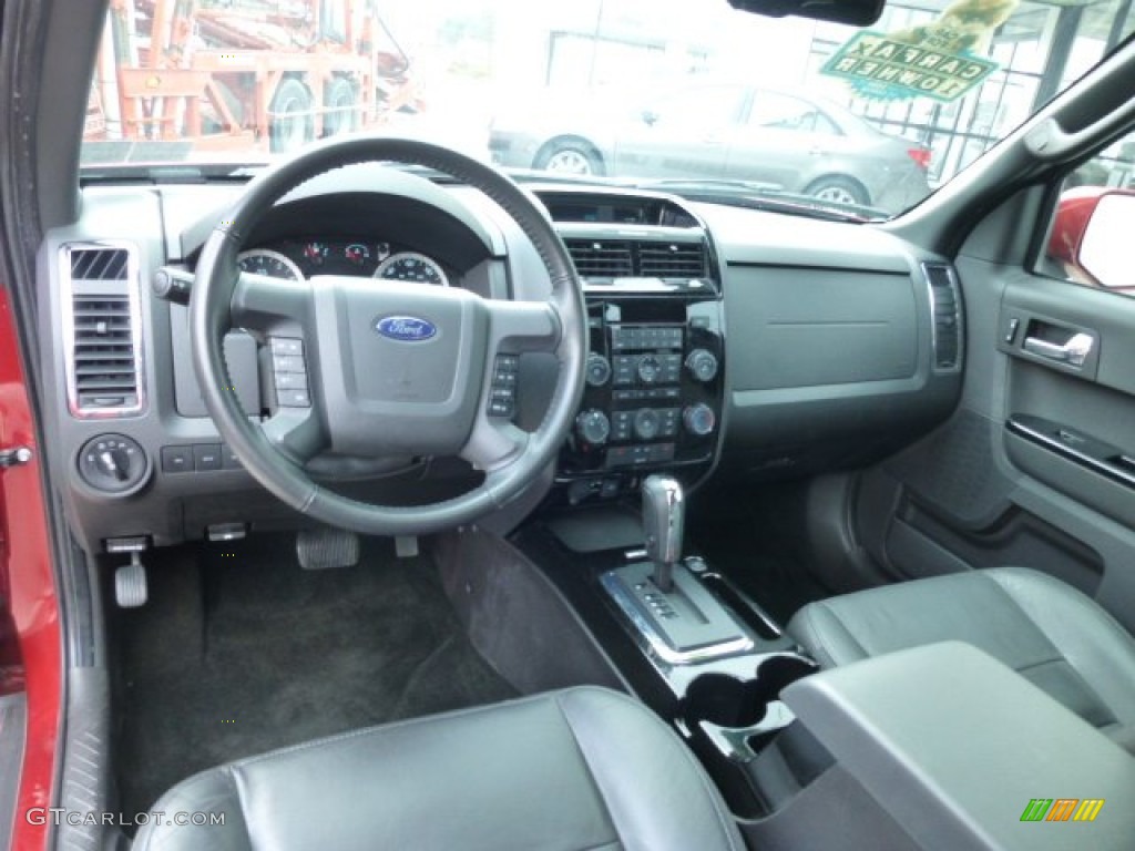 Charcoal Black Interior 2012 Ford Escape Limited V6 4WD Photo #78661657