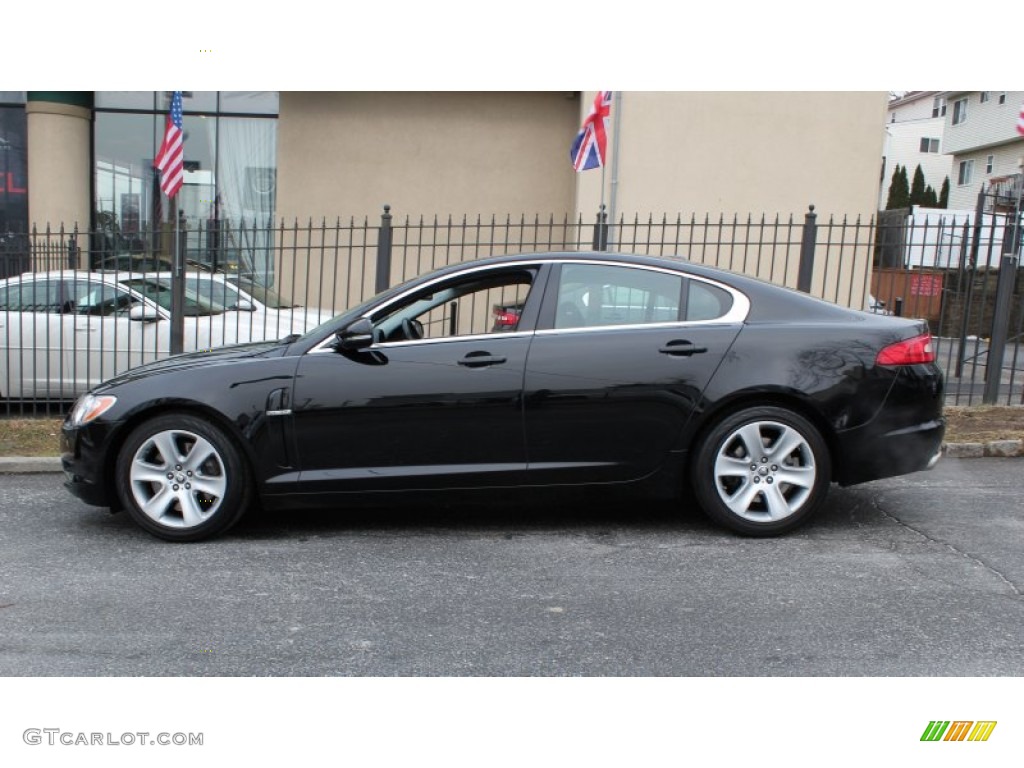 Ebony Black 2011 Jaguar XF Sport Sedan Exterior Photo #78662063