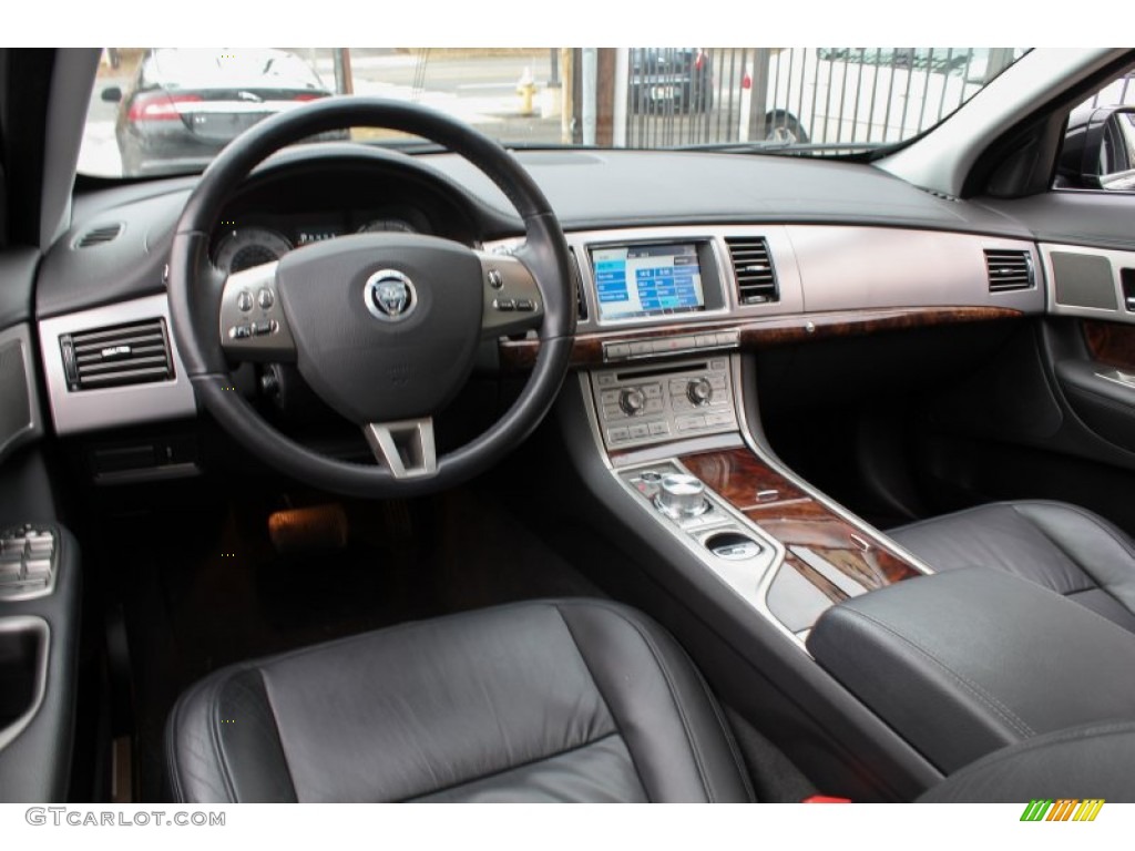 Warm Charcoal Interior 2011 Jaguar XF Sport Sedan Photo #78662596