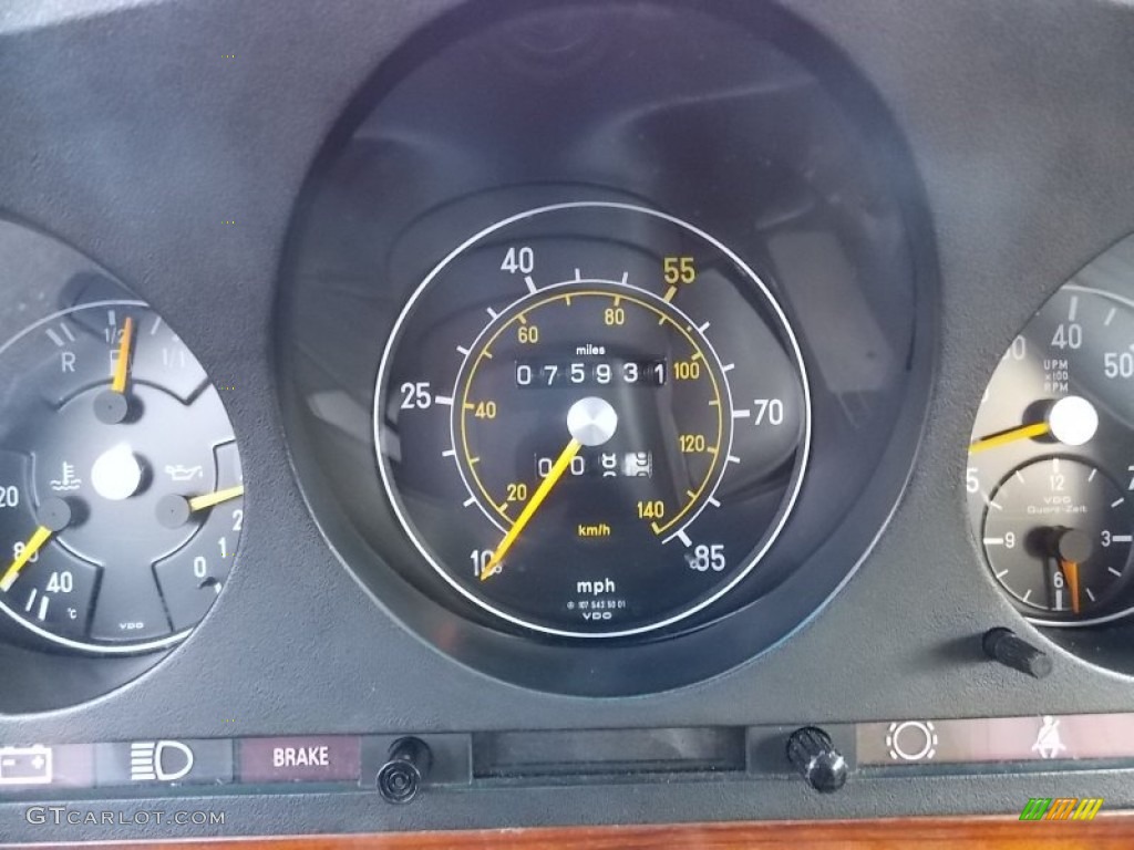 1980 Mercedes-Benz S Class 450 SEL Gauges Photo #78663400