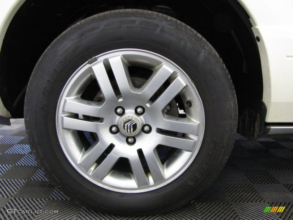 2007 Mountaineer Premier AWD - White Chocolate Tri Coat / Camel photo #29