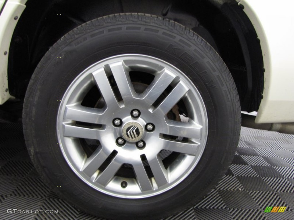 2007 Mountaineer Premier AWD - White Chocolate Tri Coat / Camel photo #30