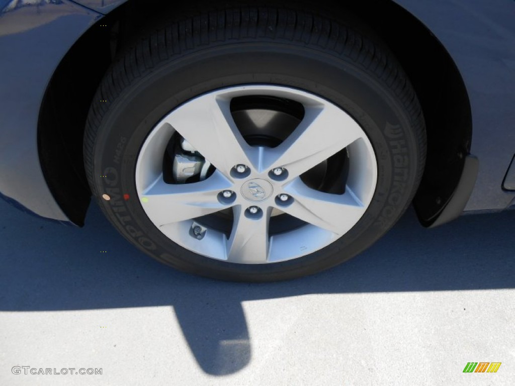 2013 Elantra GLS - Atlantic Blue / Gray photo #11