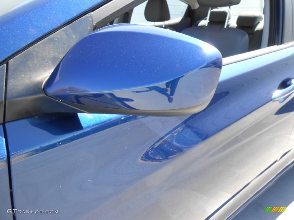 2013 Elantra GLS - Atlantic Blue / Gray photo #12