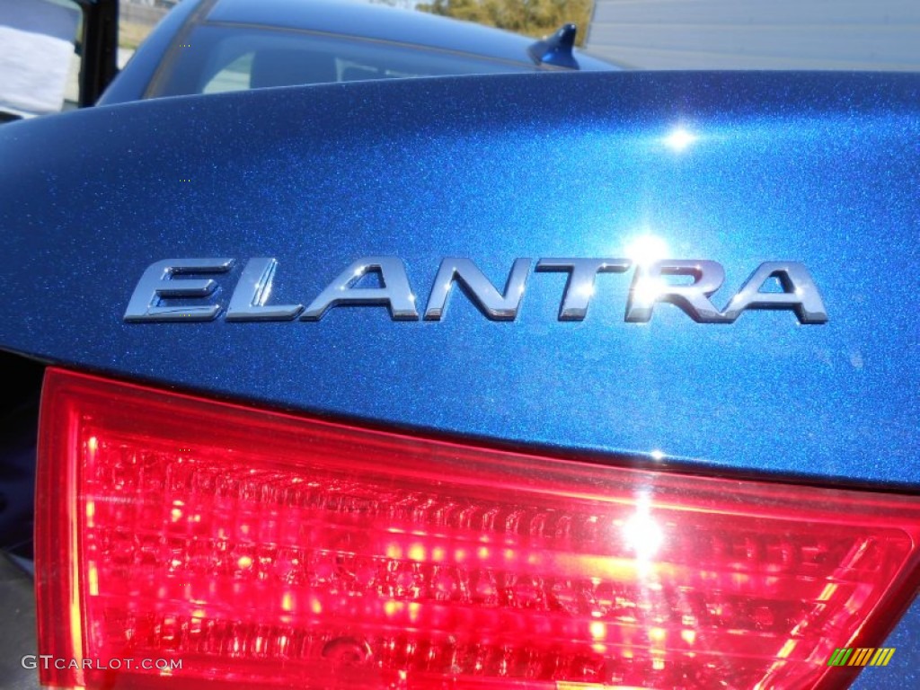 2013 Elantra GLS - Atlantic Blue / Gray photo #14
