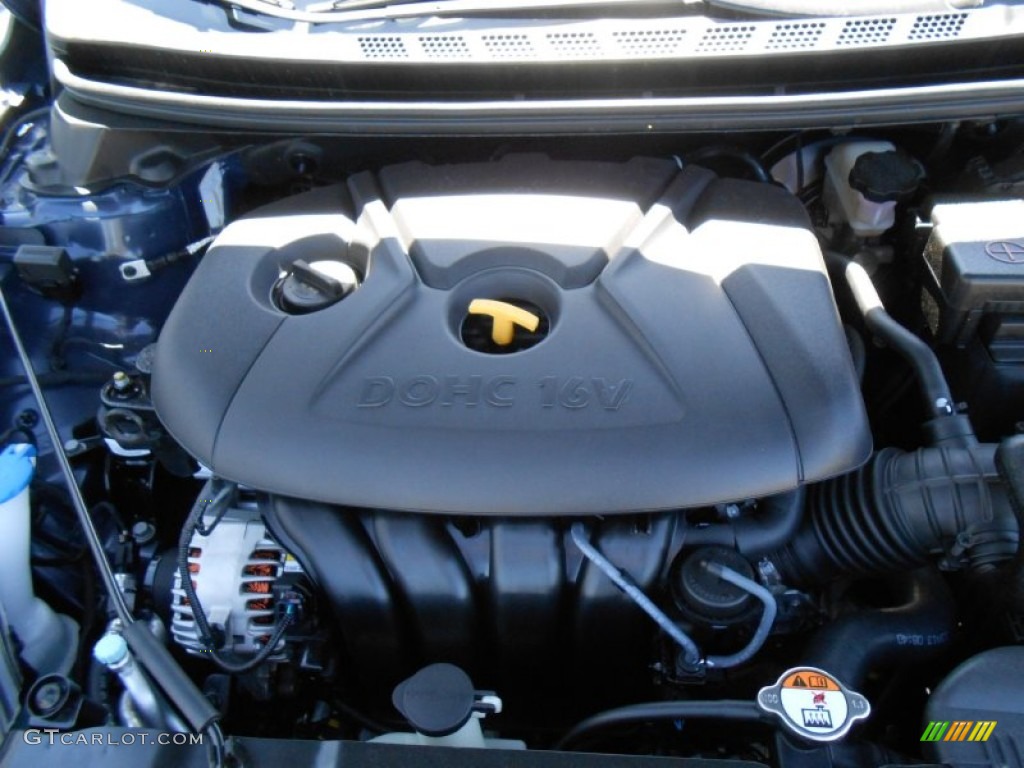2013 Elantra GLS - Atlantic Blue / Gray photo #16