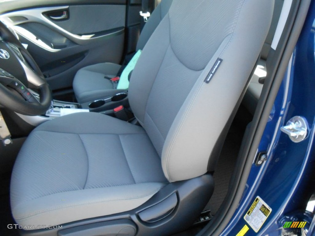 2013 Elantra GLS - Atlantic Blue / Gray photo #22