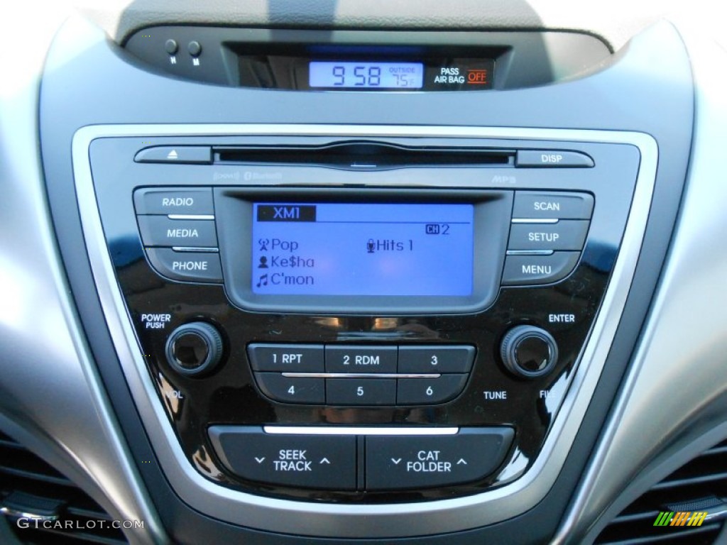 2013 Elantra GLS - Atlantic Blue / Gray photo #26