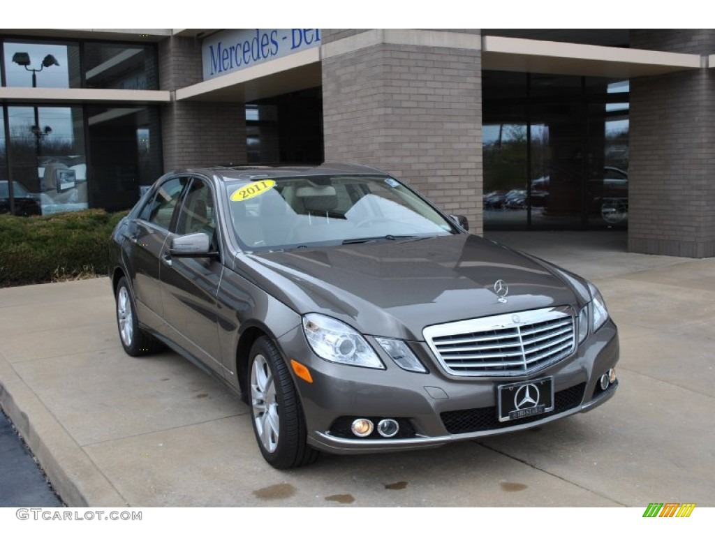 Indium Grey Metallic 2011 Mercedes-Benz E 350 4Matic Sedan Exterior Photo #78665995