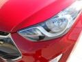 2013 Volcanic Red Hyundai Elantra Coupe SE  photo #9