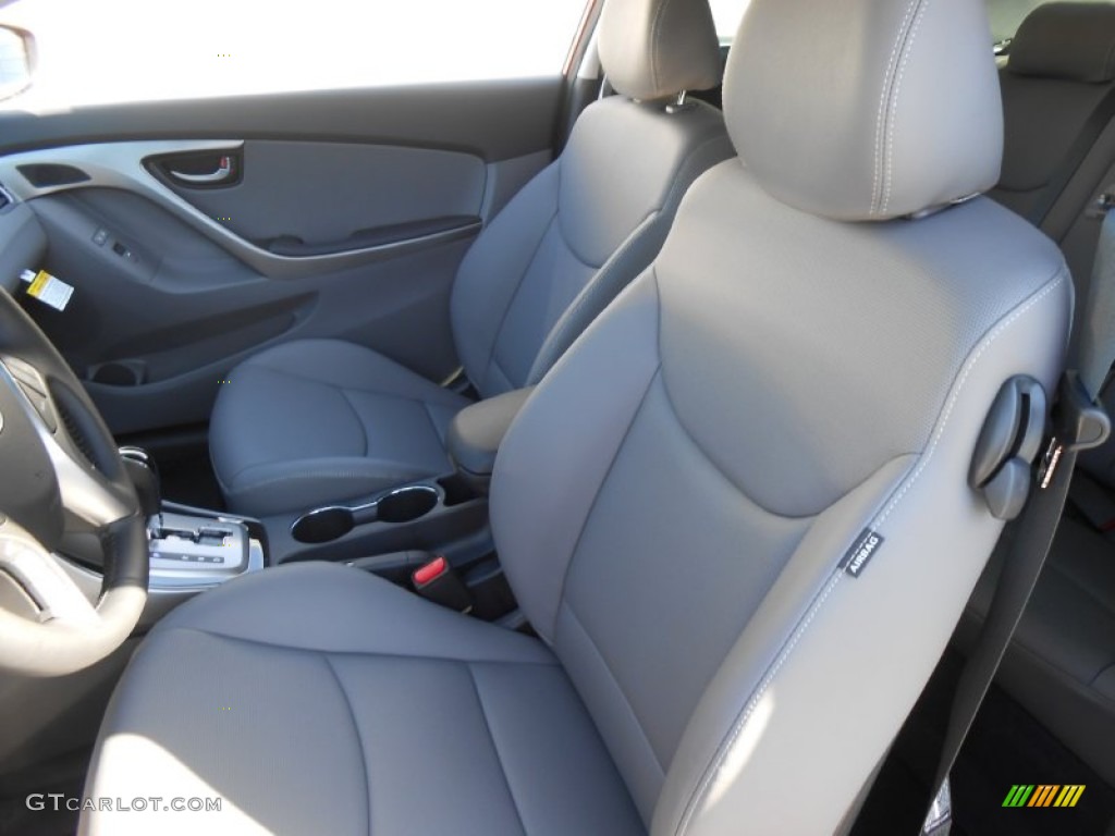 2013 Elantra Coupe SE - Volcanic Red / Gray photo #20