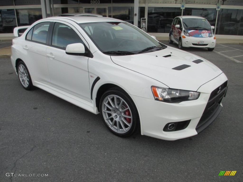 Wicked White 2011 Mitsubishi Lancer Evolution GSR Exterior Photo #78666488