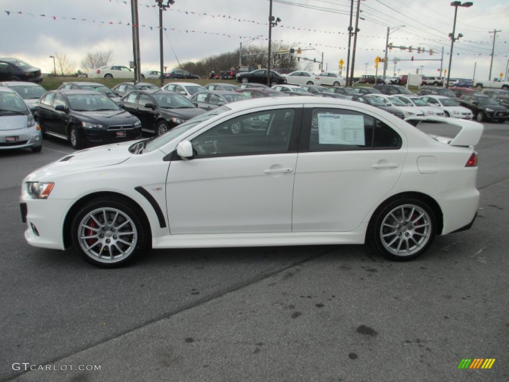 Wicked White 2011 Mitsubishi Lancer Evolution GSR Exterior Photo #78666562