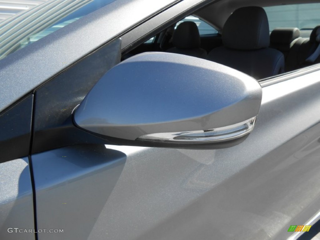 2013 Elantra Coupe SE - Titanium Gray Metallic / Gray photo #12