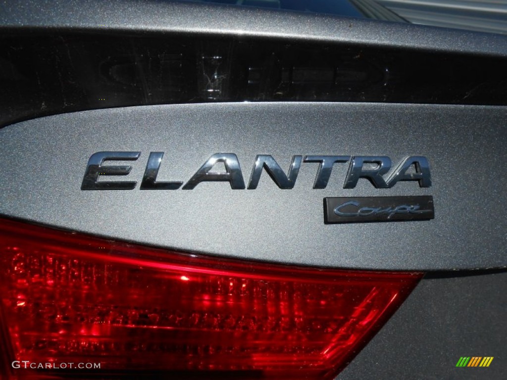 2013 Elantra Coupe SE - Titanium Gray Metallic / Gray photo #14