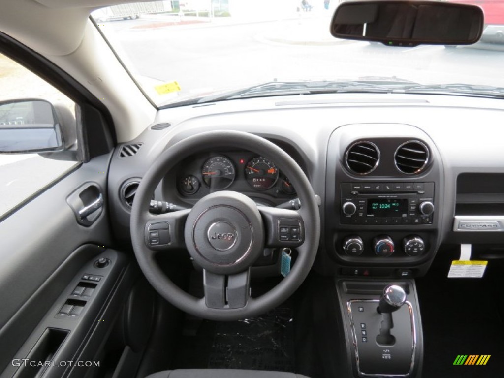 2014 Jeep Compass Sport Dark Slate Gray Dashboard Photo #78666901
