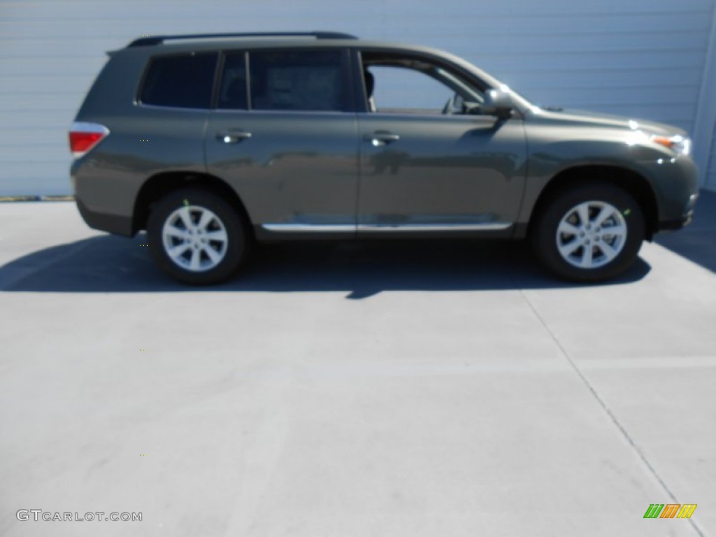 2013 Highlander SE - Cypress Green Pearl / Black photo #3