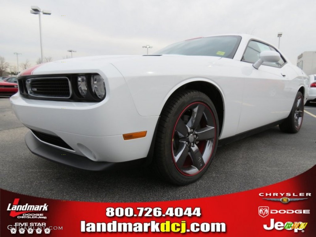 2013 Challenger Rallye Redline - Bright White / Dark Slate Gray photo #1