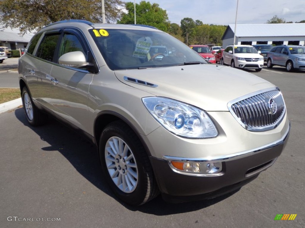 Gold Mist Metallic 2010 Buick Enclave CXL Exterior Photo #78668401