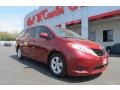 2012 Salsa Red Pearl Toyota Sienna LE  photo #1