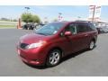 2012 Salsa Red Pearl Toyota Sienna LE  photo #3