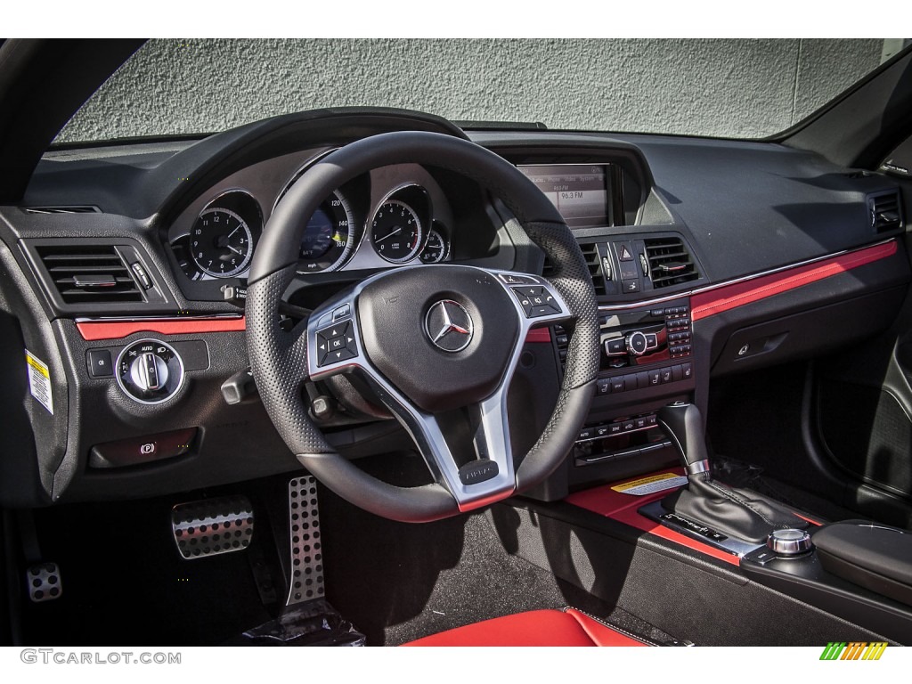 2013 Mercedes-Benz E 550 Cabriolet Red/Black Dashboard Photo #78669409