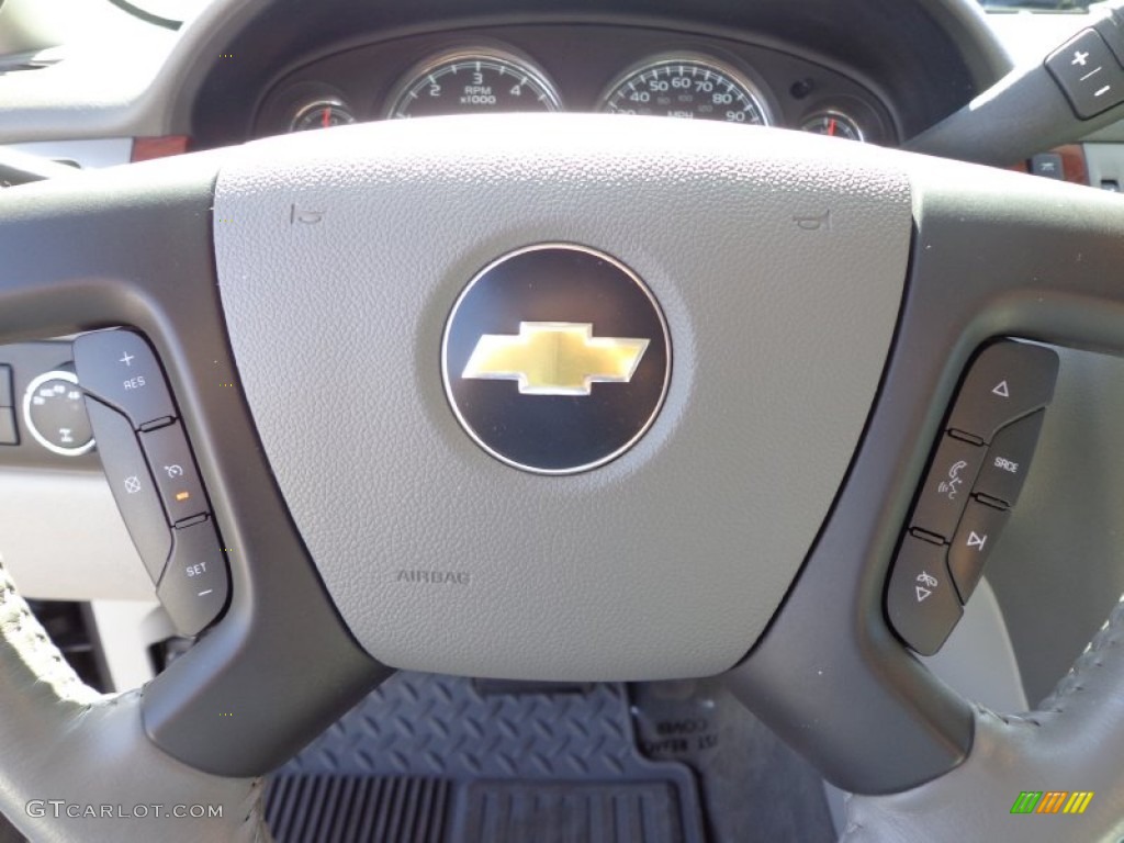 2010 Silverado 1500 LTZ Crew Cab 4x4 - Taupe Gray Metallic / Light Titanium/Dark Titanium photo #21