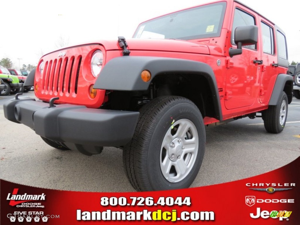 Rock Lobster Red Jeep Wrangler Unlimited