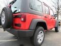 2013 Rock Lobster Red Jeep Wrangler Unlimited Sport 4x4  photo #3