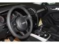 Black Steering Wheel Photo for 2013 Audi A4 #78670333